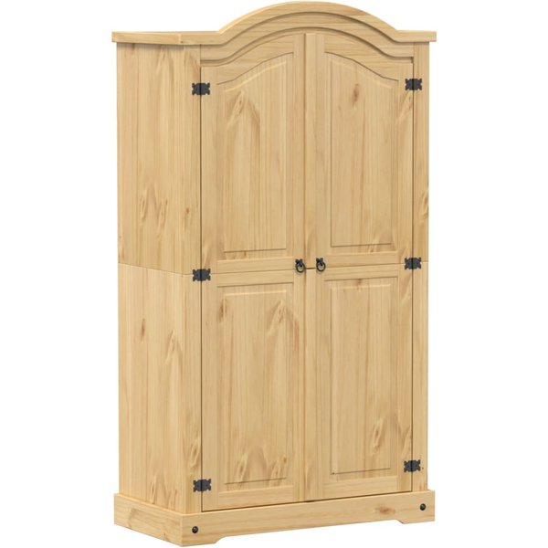 Armario Corona 102 X 52 X 186 Cm Madera De Pino Macizo-image