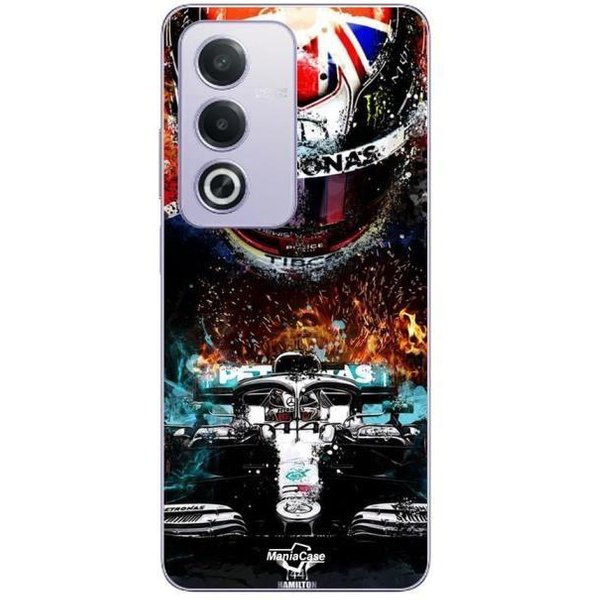 Coque Oppo A80 Lewis Hamilton Mercedes 44 Maniacase-image