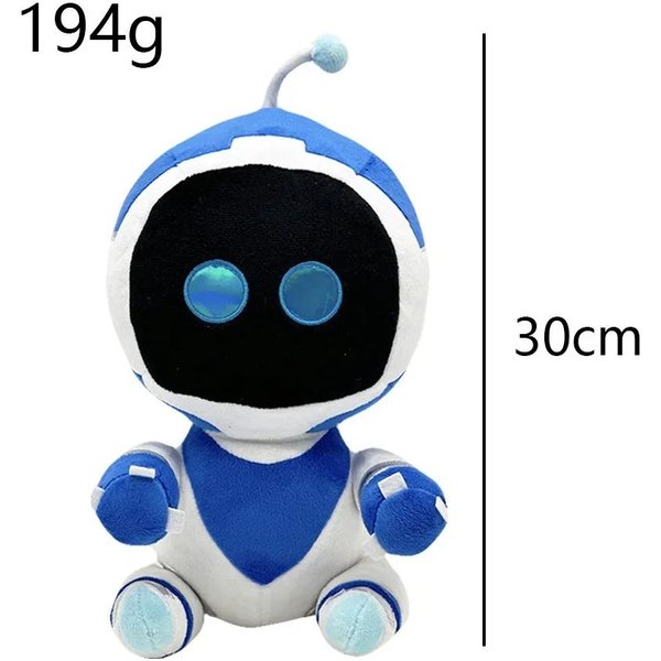 30Cm Astro Bot Pluszowe Zabawki Peryferia Gry Pluszowe Urocze MięKkie Wypchane Dekoracje Domu Lalki Poduszki Do Gry Dla Dziecka Prezent Na Urodziny BożE Narodzenie-image