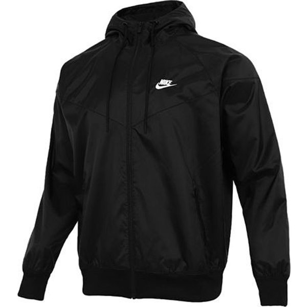 MęSka Kurtka Tkana Z Kapturem Nike Sportswear Windrunner Do Treningu Odzież Wierzchnia Czarna DA0002-010 M Black-image