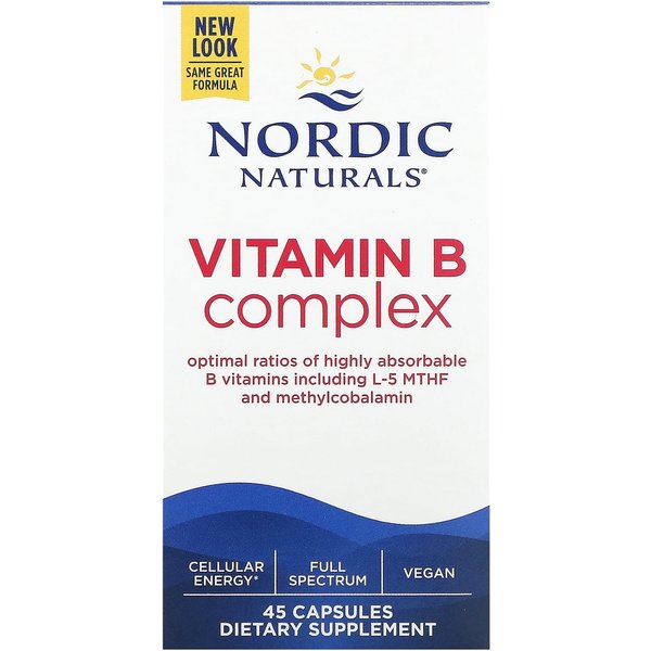 Nordic Naturals, Complejo De Vitamina B, 45 CáPsulas-image