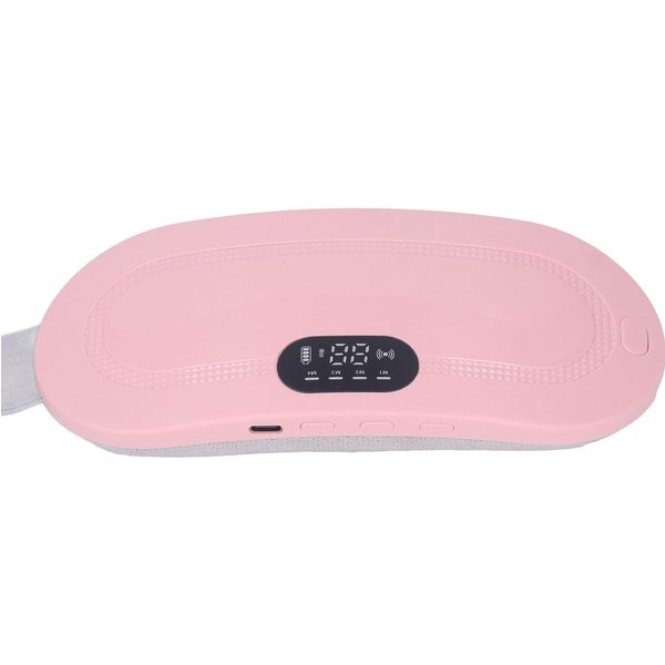 Almohadilla TéRmica Menstrual Con Carga Usb, EléCtrica, InaláMbrica, Ajustable, PortáTil, Para CóLicos, Color Rosa Color Rosa-image