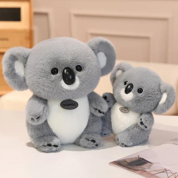 Realistyczna Pluszowa Zabawka Koala Wypchane ZwierzęTa Koala Miś Lalka NiemowlęCa Dzieci ŚPiąCa Przytulanka Poduszka Dla Dzieci Kreatywne SłOdkie Prezenty 40Cm-image