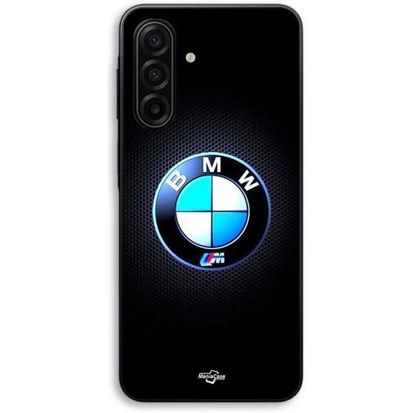 Etui Na Telefon - Maniacase - Samsung Galaxy A17 - MięKkie - Silikon Tpu - Logo Bmw WłóKno WęGlowe-image