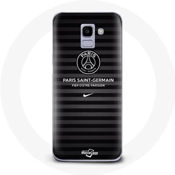 Funda - Paris Saint Germain - Galaxy A8 2018 - Flexible - Negra - Orgulloso De Ser Parisino-image