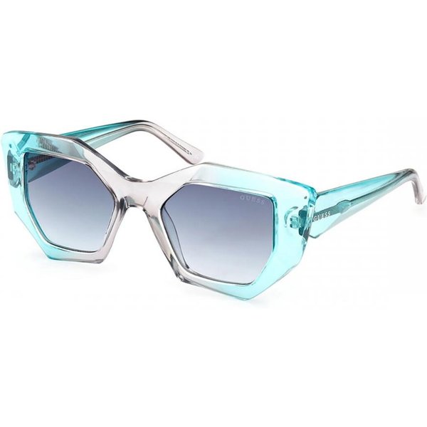 Okulary PrzeciwsłOneczne Damskie Guess Gu7897 89W Transparent Turquoise Blue/50-20-140-image