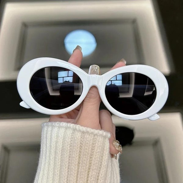 Gafas De Sol Redondas Retro Femenino Masculino Elegante DiseñAdor Retro Gafas De Sol Femenino Masculino Gafas De Sol Punk Exteriores Espejo Oculos De Sol-image