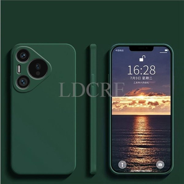 Etui Na Huawei Pura 70 Pro, GłAdkie Etui Z PłYnnego Silikonu, Etui Na Huawei Pura 70 Pro, Gumowe Etui TPU ChroniąCe Telefon, Pokrowiec Na Pura 70 Pro Pura 70-image