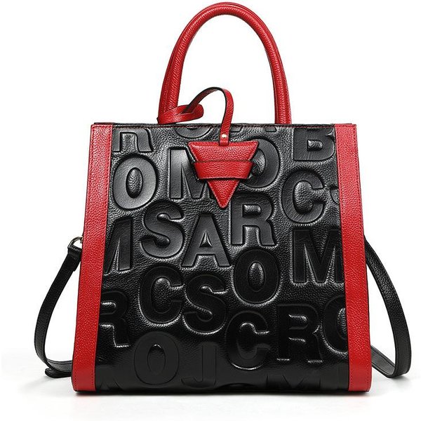 Damska Torebka Nowa Moda Jednoramienna Crossbody Damska Torebka Wszechstronna GóRny Uchwyt SkóRzana Torebka Gray-image