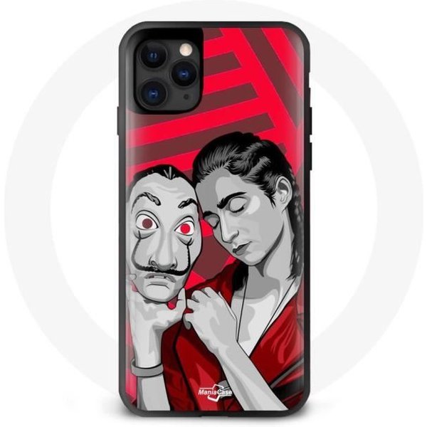 Funda Iphone 12 Pro La Casa De Papel Nairobi Mascarilla-image