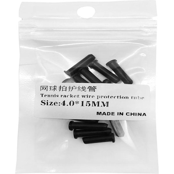 15 Sztuk Rakieta Tenisowa Przelotki Rakieta Tenisowa String Protector Akcesoria Do Tenisa 4.0X15Mm White-image