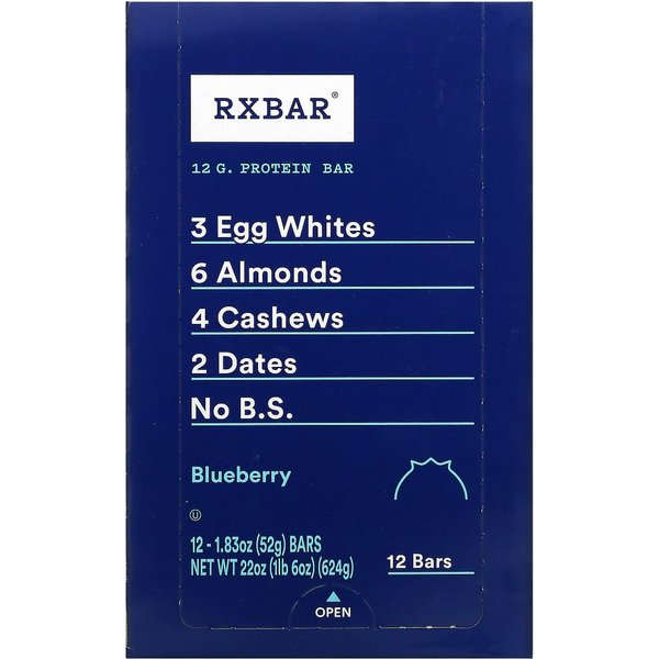 Rxbar, Barra De ProteíNa, AráNdano, 12 Barras, 52G (1,83Oz) Cada-image