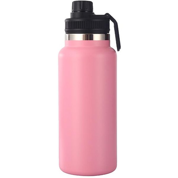 Hervidor Deportivo De Gran Capacidad Hervidor Espacial Para Exteriores Vaso Termo De Acero Inoxidable Vaso Para Beber Directamente Vaso De Agua Para Fitness 32OZ-image