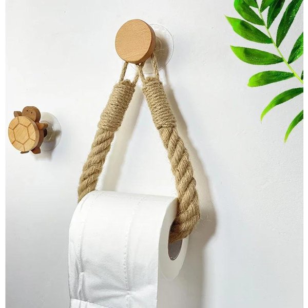 Uchwyty Na RęCzniki Papierowe Bez UżYcia GwoźDzi Wieszak Na RęCzniki Akcesoria łAzienkowe Wieszak Na RęCzniki Uchwyt Na Chusteczki Uchwyt Na Papier Toaletowy Beige-image