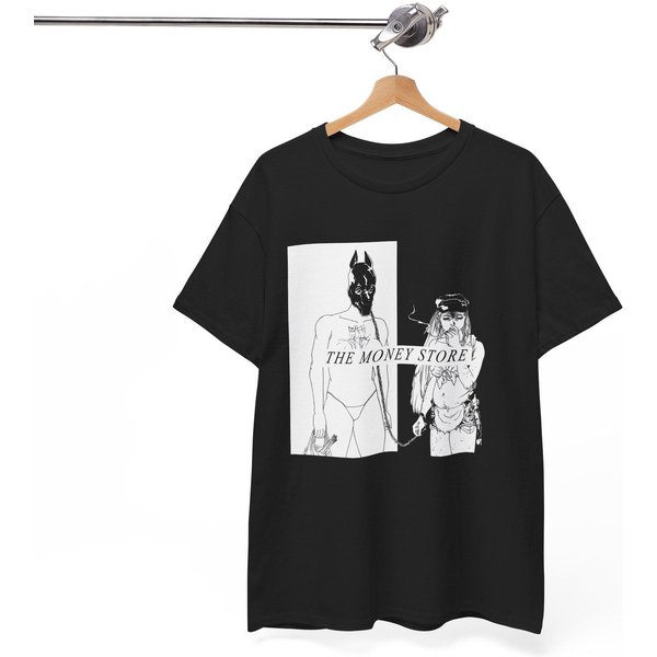Death Grips Shirt | The Money Store Album Art Tee | Experimental Hip Hop Merch | Industrial Glitch Hop Graphic T-Shirt 2XL-image