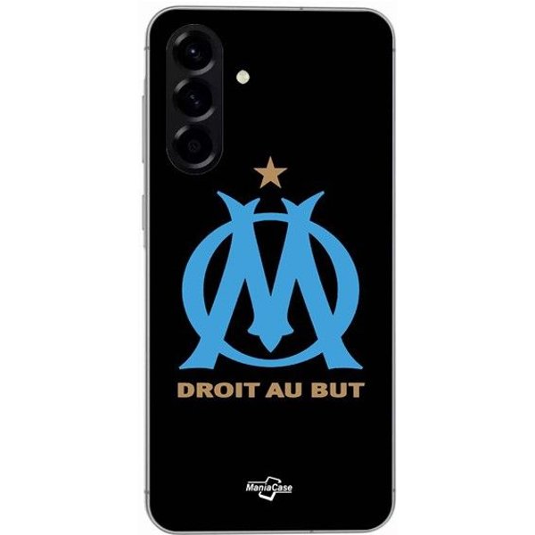 Funda - Maniacase - Samsung Galaxy A36 - Silicona - Logo Om Olympique De Marsella - Negra Negro-image