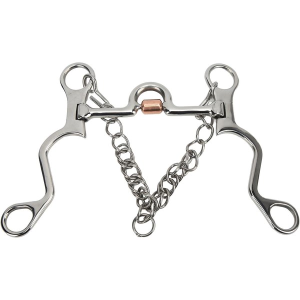 Bocado Pelham Fuerte Acabado Fino Acero Inoxidable Bocado Para Caballo Para EquitacióN Rendimiento Ecuestre 130MM 130Mm/5.1In-image