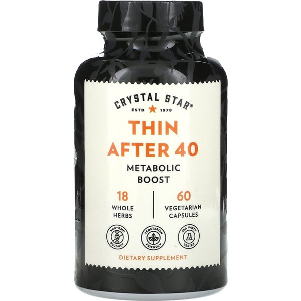 Crystal Star, Adelgazamiento DespuéS De Los 40, 60 CáPsulas Vegetales-image