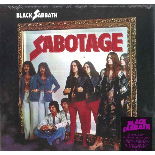 Disco LP Black Sabbath Sabotage 180G 081227946562 Warner Records 2020 Ee. Uu. Rock White-image