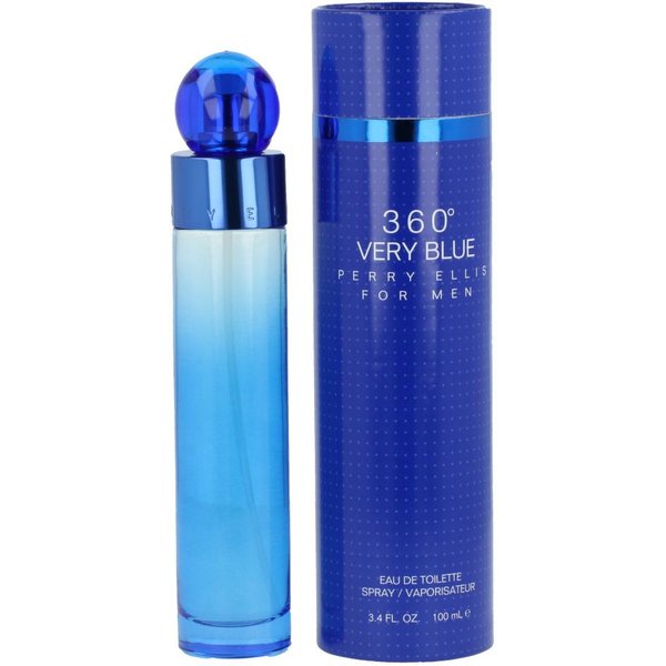 Perry Ellis 360° Very Blue Para Hombre Eau De Toilette 100 Ml (Hombre)-image