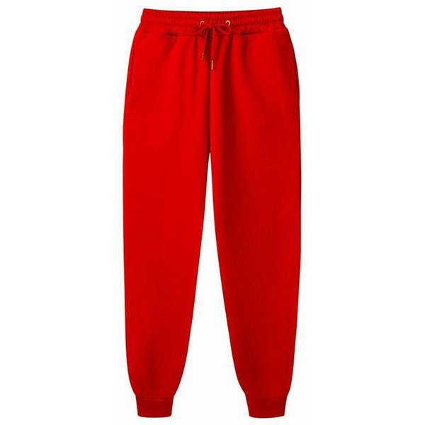 Nowość MężCzyźNi Joggers Marka MęSkie Spodnie Casual Spodnie Dresowe Jogger 13 Color Workout Spodnie Dresowe L Czerwony-image