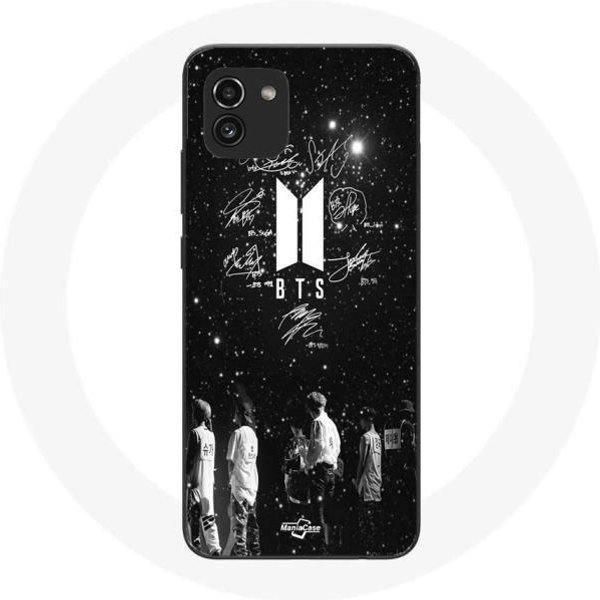 Funda Maniacase Para Samsung Galaxy A03 Con Firma BTS Y Noche Estrellada-image