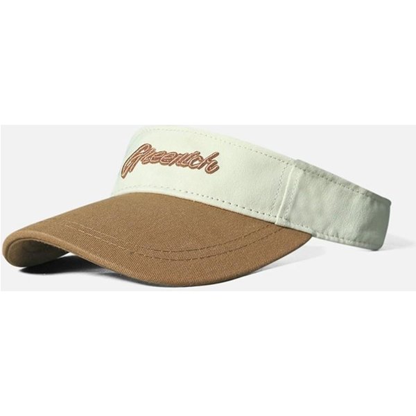 Sombrero De Sol Transpirable De Verano Visera Deportiva Ajustable Anti-Uv Parte Superior VacíA Sombrero De Tenis Deportivo Brown-image