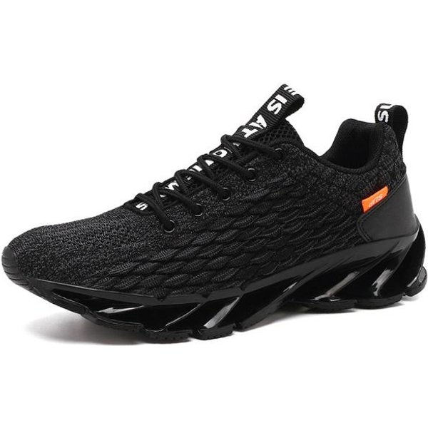 Zapatos Para Hombre Zapatos Casuales Moda Hombre Zapatos De Malla Hombre Zapatillas Talla Grande Azul Nuevos Zapatos Deportivos Blade 39 Negro-image