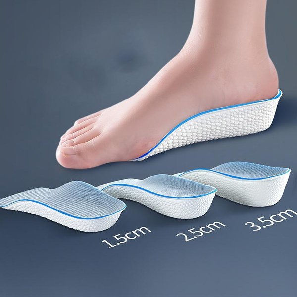 Paquete De 1 Par De Inserciones De ElevacióN Del TalóN Unisex Con VentilacióN Mejorada, Altura De La Plantilla Para Aumentar La Plantilla 3.5Cm-image
