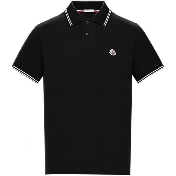 Camiseta Polo Casual De AlgodóN De Color SóLido Moncler Para Hombre Tops 0918A7060084556999 S-image
