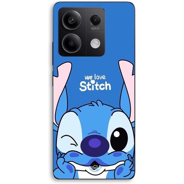 Coque De TéLéPhone - Maniacase - Xiaomi Redmi Note 13 5G - Silicone TPU - Ohana Stitch - Bleu-image