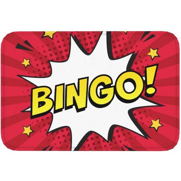 Gra Bingo Wycieraczka Przednie Drzwi PodłOga WejśCie Wycieraczka WewnęTrzna Kuchnia ŁAzienka Wycieraczka Toaleta Dywanik Dywan 40Cmx60Cm-image