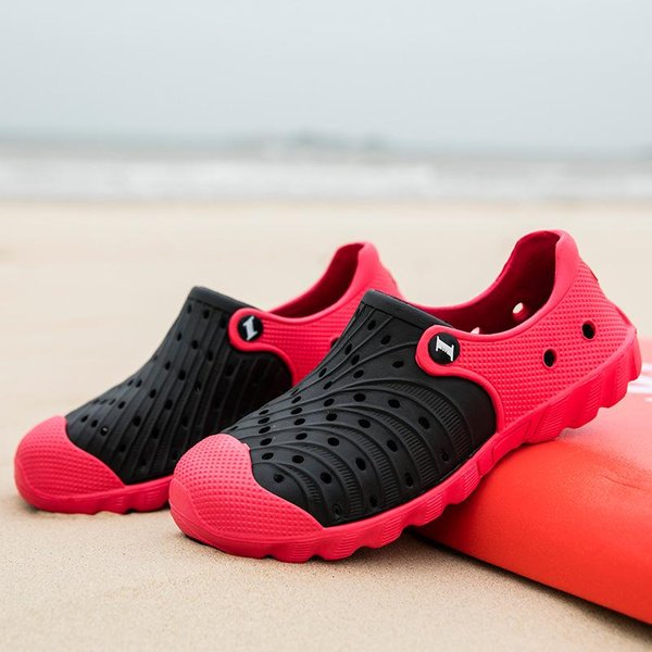 Lekkie MęSkie Klapki Letnie Buty PlażOwe Dla MężCzyzn Platformy Outdoorowe Do Brodzenia SandałY MięKkie PlażOwe AntypośLizgowe Sportowe MęSkie Klapki 40 Black-image
