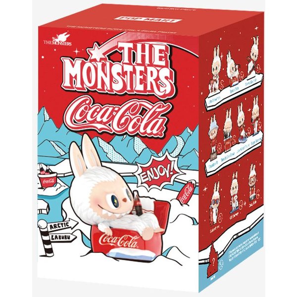 POP Mart Labubu THE Monsters Seria Coca-Cola Figurki Blind Box (Pojedyncze Opakowanie / Zestaw 10-CzęśCiowy) Red-image