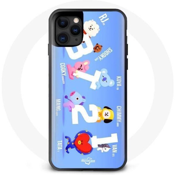 Funda Para Iphone 13 BTS Bangtan Sonyeondan BT21 Van Tata Chimmy Cooky Rj Koya Shooky Y Mang-image