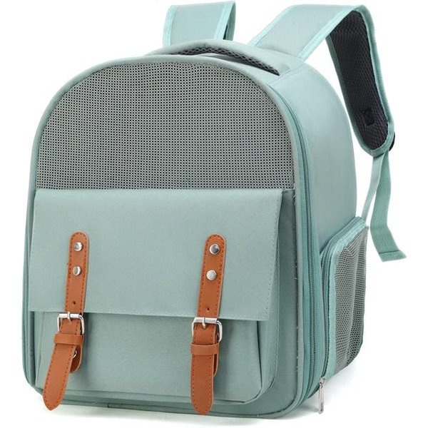 Bolsa De Transporte Para Gatos, Mochila Para Gatos, Transpirable, PortáTil, Para Gatos, Perros PequeñOs, Suministros Para Mascotas, Mochila De Viaje Al Aire Libre-image