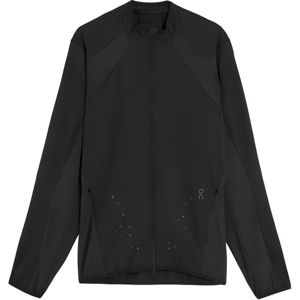 Chaqueta De Color Liso Con Cuello Alto Y Cremallera, Manga Larga, Para Hombre, Chaquetas, Negra 1UE10070553 L Black-image