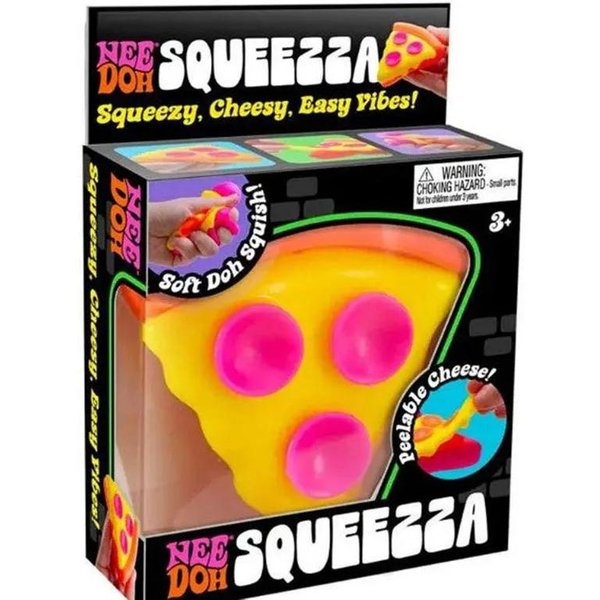 Schylling Needoh Pizza Kostka Sensoryczna Kostka Antystresowa Anty-LęK Obiekt Do ŚCiskania Dla Koncentracji Adhd PudełKo Z Niespodzianką Prezent-image