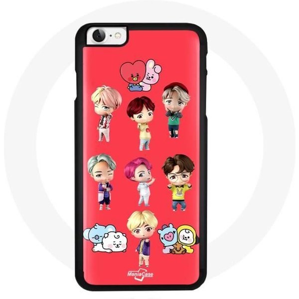 Funda Para Iphone 7 BTS Tinytan AnimacióN BT21 PóSter-image