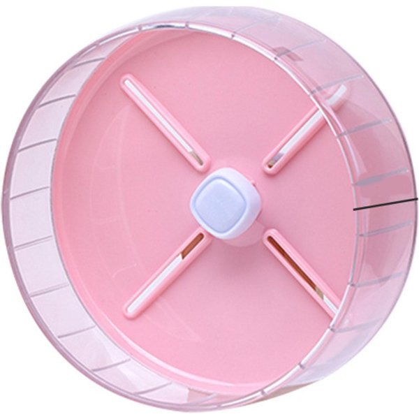 Rueda De Ejercicio Para HáMster Rueda Silenciosa Para HáMster Juguetes Para Mascotas PequeñAs Jaula Para HáMster 20Cm/7.9In Rosa 26Cm 8Cm Color Rosa-image