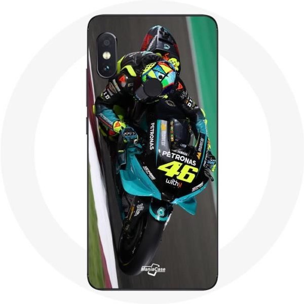 Funda - Maniacase - Xiaomi Redmi Note 5 CáMara Dual AI - Negro - Flexible - Valentino Rossi-image