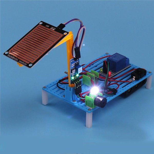 FíSica Stem TecnologíA Gadget Juguetes CientíFicos Para NiñOs Alarma De Lluvia Juguetes Educativos Para NiñOs Juguete De Manualidades DIY Y5158YY--image
