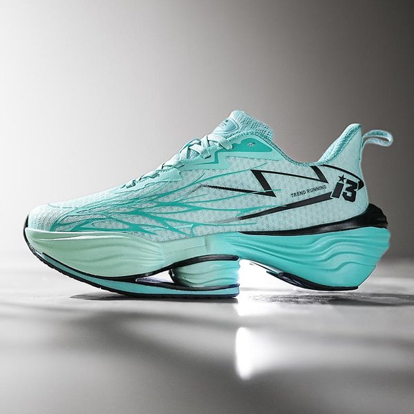 Buty Do Biegania, MęSkie Wiosenno-Letnie Nowe Buty WyśCigowe, AntypośLizgowe, Odporne Na ZużYcie, OddychająCe Buty Sportowe Z MięKką Podeszwą, Buty Treningowe 44 Blue-image