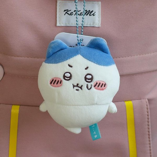 Nowy 11CM Kawaii Chikawas Hachiware Usagi Seria ZłY Uderzak Breloczek Pluszowy Wisiorek MięKki Wypchany KreskóWkowy Pluszowy Lalka Zabawka Wisiorek Do Torby-image