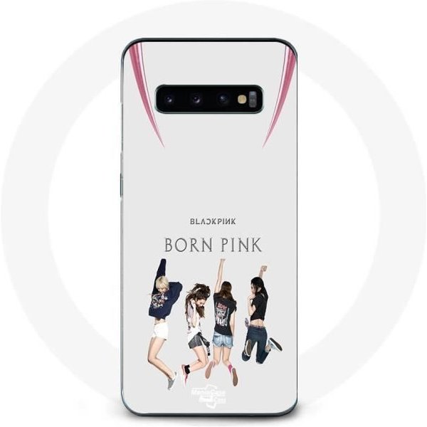 Coque Maniacase Pour Samsung Galaxy S10 Blackpink Born Pink Kpop Negro-image