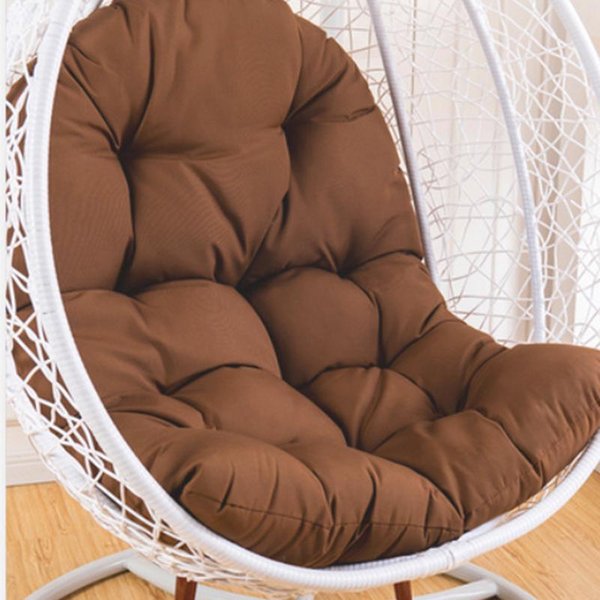 CojíN Para Asiento De Cesta Colgante Mecedora Hamaca Silla Huevo CojíN Exterior JardíN BalcóN Engrosado CojíN Para Silla Mecedora Colgante 120X80Cm 120X80Cm-image