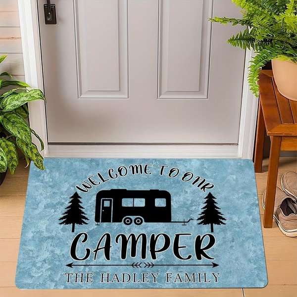 Camper Witamy Mata WejśCiowa Dywanik Dekoracja Domu Dywanik WewnęTrzny ZewnęTrzny Mata PodłOgowa Salon Sypialnia ŁAzienka Kuchnia Dywanik 40X60Cm-image