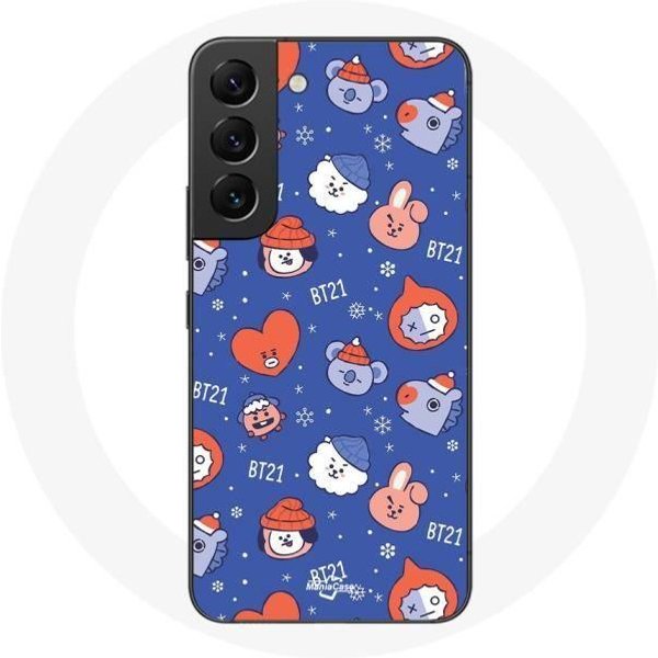 Funda Para Samsung Galaxy S22 BTS Bangtan Sonyeondan BT21 Navidad 2023-image