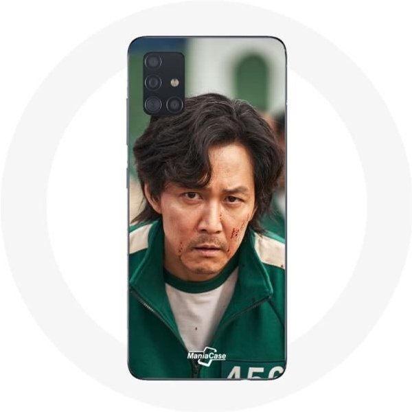 Funda - Maniacase - Samsung Galaxy A51 - Flexible - Blanca - Squid Game Seong Gi Hun-image