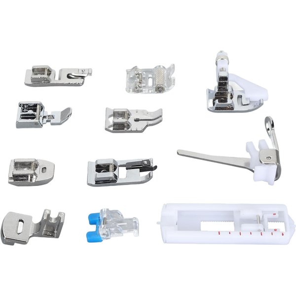 Juego De Prensatelas Para MáQuina De Coser De Repuesto Prensatelas Para Cremallera Para MáQuina De Coser DoméStica 505A 11 Piezas-image